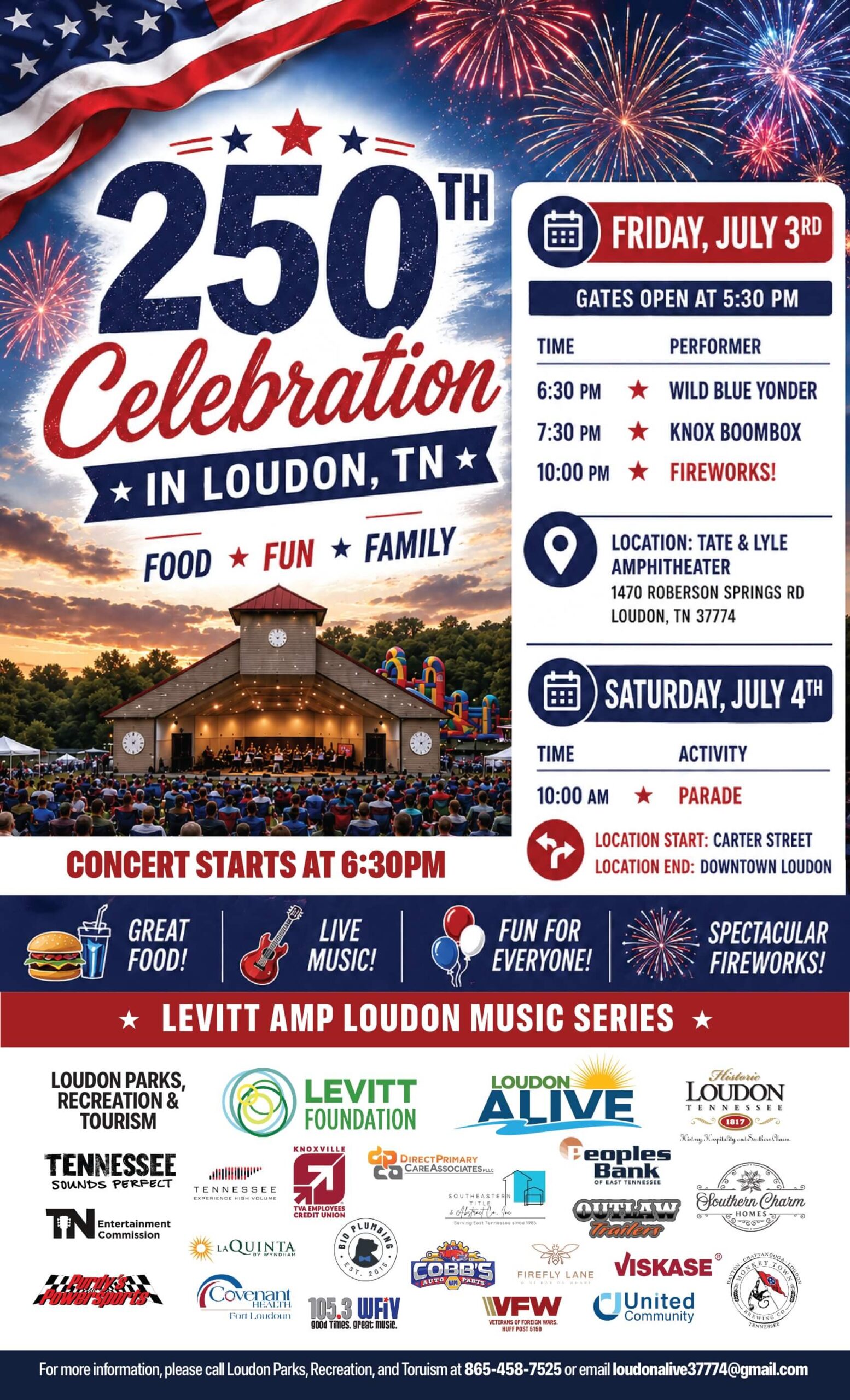 You are currently viewing Fun, Fireworks, and Fired up tunes with WBY for “America 250!”